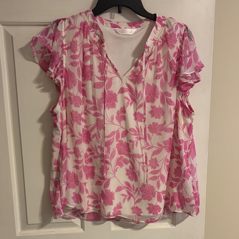 LC Floral Pink Women's Top